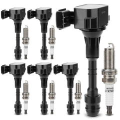 X4XZ front packaging showing complete 6-coil and 6-plug kit, ensures correct fit