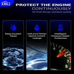 X4XZ translucent side view for easy coolant level checks