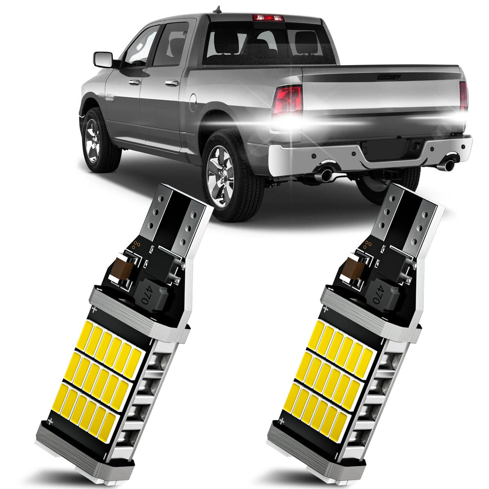 XFLHEHD front view of reverse lights showing plug-and-play fit and clear design benefit