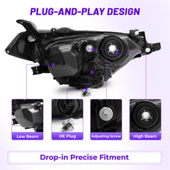 XGWZ rear view showing plug and mounting points for easy OEM fitment