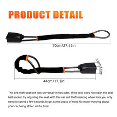 XGWZ DualGuard installed in golf cart seat belt mode for versatile fit
