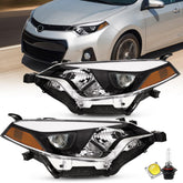 XGWZ front view installed on Corolla showing clean fit and improved visibility