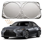 XHRING front view on Lexus windshield showing precise fit and protection