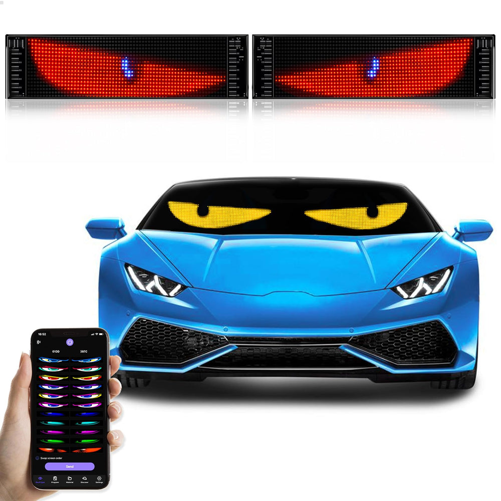 XIAOOHO front product packaging showing dual devil eyes, eye-catching vehicle styling