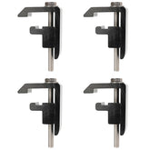 Xiaoyudou front view showing four clamps and packaging, clear kit identification benefit