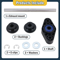 Xiaoyudou shaft and washers laid out showing complete kit hardware benefit