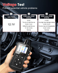 Xiauodo plugged into vehicle OBD port demonstrating plug-and-play diagnostics convenience