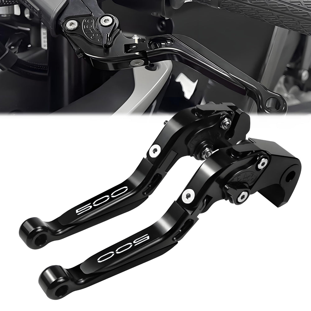 XIDAODIT front view of black brake and clutch levers showing finished shape and improved control