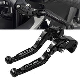 XIDAODIT front view of black brake and clutch levers showing finished shape and improved control