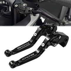 XIDAODIT front view of black brake and clutch levers showing finished shape and improved control