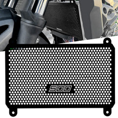 XIDAODIT front view radiator guard showing coverage and sleek styling benefit