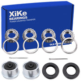XiKe front view of bearing kit showing all included parts and organized layout benefit