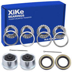 XiKe front packaging showing both bearing sets and included seals improving reliability