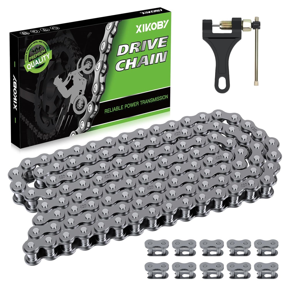XIKOBY chain front packaging showing kit contents and fitment benefits