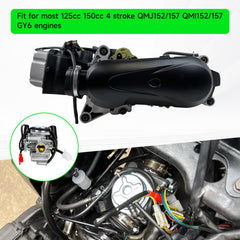 XIKOBY 42mm air filter close-up improving airflow and engine breathing performance