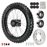 XIKOBY front wheel assembly showing complete ready-to-fit unit and fast installation benefit