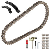 XIKOBY starter chain front packaging showing the 62-link kit and brand benefits
