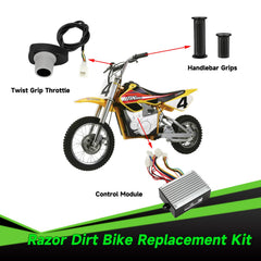 XIKOBY twist-grip throttle installed on a handlebar for improved rider control
