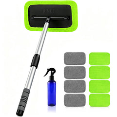 XINDELL front view of windshield cleaner showing full tool and benefit of wide coverage