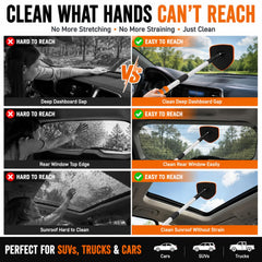 XINDELL three microfiber pads close-up reducing cross-contamination between windows