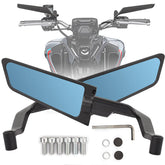 XINGWU front profile mirror showing wide view for safer riding