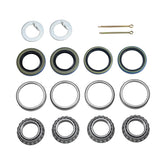 Xintre front view of complete bearing kit showing parts for quick identification and convenience