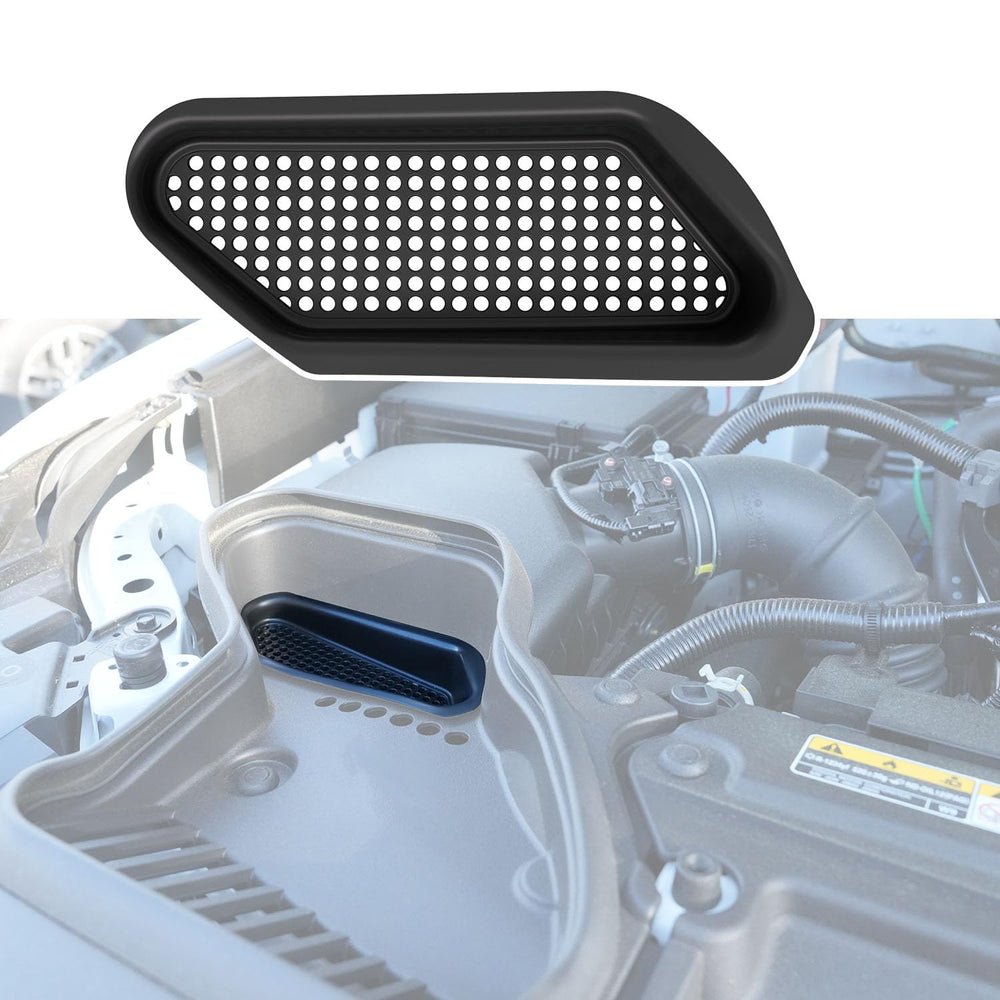 xipoqix front view of intake cover showing clean fit and protection benefits