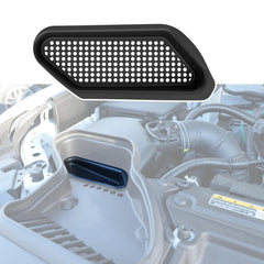 xipoqix front view of intake cover showing clean fit and protection benefits
