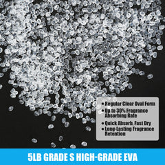 XIRUOXINKEMAO clear EVA beads close-up highlighting texture and absorbency