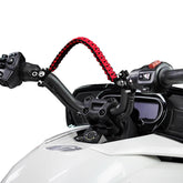 Xislet grab strap front mounted on ATV handlebar providing secure passenger grip
