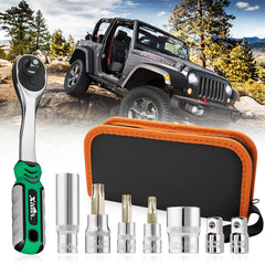 Xislet front packaging showing complete tool kit and compact layout for easy storage