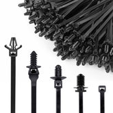 Xislet front packaging showing 160-piece cable tie buckle kit and benefits