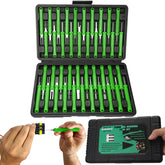 XLWJBES blow-molded case front view showing organized tool layout and portability