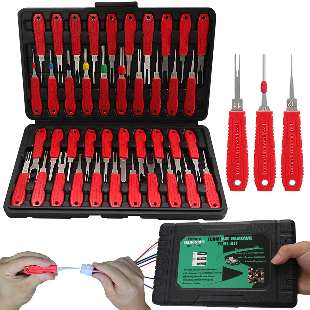 XLWJBES front view tool kit showing full organized 41-piece layout and quick access