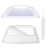 XMK outer dome front view showing durable polycarbonate and UV protection benefit