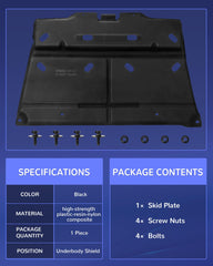 Xongjojo mounted underbody side angle improving airflow and protection