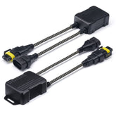 Xprite decoder front view showing robust case and plug, improves LED stability