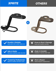 Xprite close-up of 3/4 inch ball hole illustrating ball mount compatibility and strength