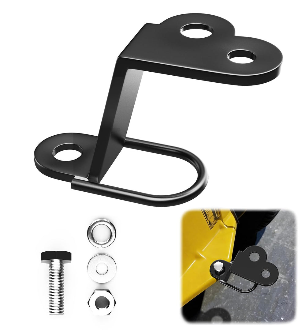 Xprite front view of 3-way hitch adapter showing all connection points and robust build