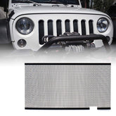 Xprite black grille insert front view showing sleek look and improved protection