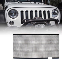 Xprite black grille insert front view showing sleek look and improved protection