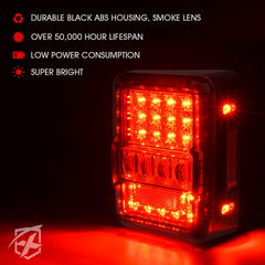 Xprite close-up of 4D smoked lens texture highlighting clarity and durability