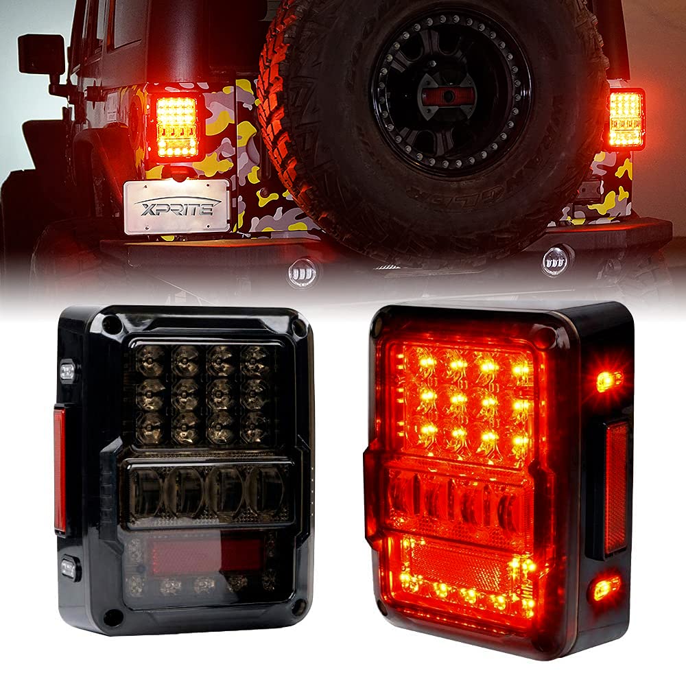 Xprite tail light front assembly showing smoked lens and modern styling benefit