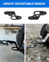 Xprite tow strap loop detail highlighting reinforced loop for safe strap attachment