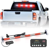 XRIDONSEN front view showing full 35-inch light bar and strong visibility