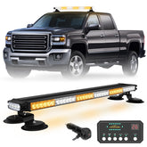 XRIDONSEN front view showing amber white LEDs for enhanced roadway visibility