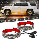 XRIDONSEN front view of 60-inch strip showing full length and LEDs for improved visibility