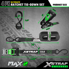 XSTRAP STANDARD S-hook with safety lock demonstrating secure attachment benefit