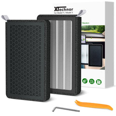 XTechnor front packaging showing 2-pack for Model 3 Model Y with easy-install benefit