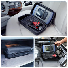 XTOOL case interior padded compartments protecting tablet and accessories